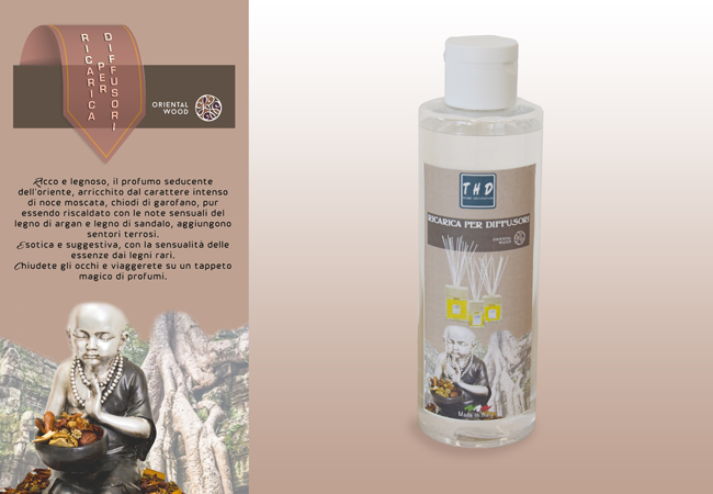 RICARICA PER DIFF. 200ML UNICO ORIENTAL WOOD 6/60