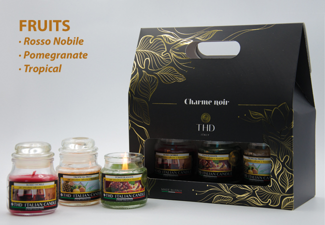 GIFT BOX CHARME NOIR X3 FRUITS